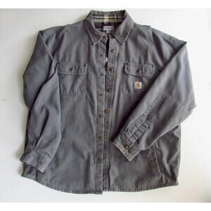 XL Gray Carhartt Mens Shacket